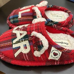 Toddler Lil bear slippers. Perfect for the winter and Holidays.